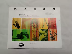 Vintage Mar.1974 Bendix Tune-Up Specifications Catalog 7-512C - Picture 1 of 6