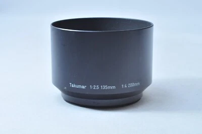 @ SakuraDo Camera @ Rare! @ Pentax Takumar 1:2.5 135mm 1:4 200mm Metal Lens Hood - Image 1 of 4