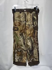Under Armour Youth Small Realtree Camo Fleece Lined Pants - Picture 1 of 11