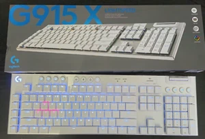 Logitech G915 X Lightspeed Tactile White Wireless Keyboard US Intl. 920-012690 - Bild 1 von 5