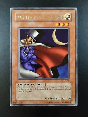 YUGIOH 2002 | WHITE MAGICAL HAT | MRD-016 | NA PRINT | RARE | NEAR MINT - Bild 1 von 4