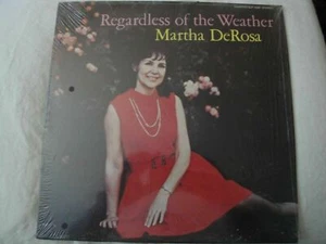 MARTHA DEROSA REGARDLESS OF THE WEATHER VINYL LP CHARTER RECORDS I SAW A MAN EX - Picture 1 of 4