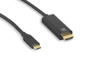 3Ft-10Ft SuperSpeed USB 3.1 Type C to HDMI 4K HD Cable 10G 3A 28AWG Laptop Phone - Picture 1 of 1