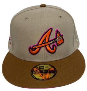 hat club exclusive Atlanta Braves “PB&J” 7 1/2. - Picture 1 of 6