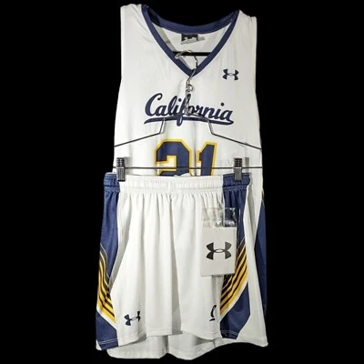 UC Berkeley Mujer Cal Lacrosse Uniforme Top e Inferior Falda Falda Falda Escocesa Talla Pequeña #21 Foto 1 de 4