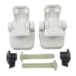 Jabsco Hinge Set / brackets for Regular Toilet Bowl - Picture 1 of 1