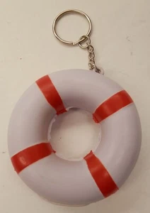 Miniatura Salvavidas Donut Life Ring Llavero Llavero 2 3/4" Seguro Swag - Imagen 1 de 1