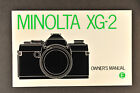 Minolta XG-2 Bedienungsanleitung (E) 1977