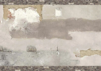 Busch 7437 Dekorplatten "Matt Look" verwitterte Mauer 2 Stück 10 x 148mm HO NEU