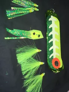High Percentage Bait/Meat Rig/360/Rotator w/ Hyper Vis UV Yello W Flash Bulb Rig - Picture 1 of 7