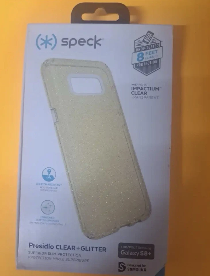 Funda delgada Speck Presidio transparente + brillante para Samsung Galaxy S8 brillante/transparente Foto 1 de 1