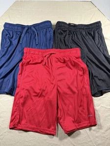 Lot of 3 Boys Shorts Size 10-12 Large - Athletic Works - Picture 1 of 10