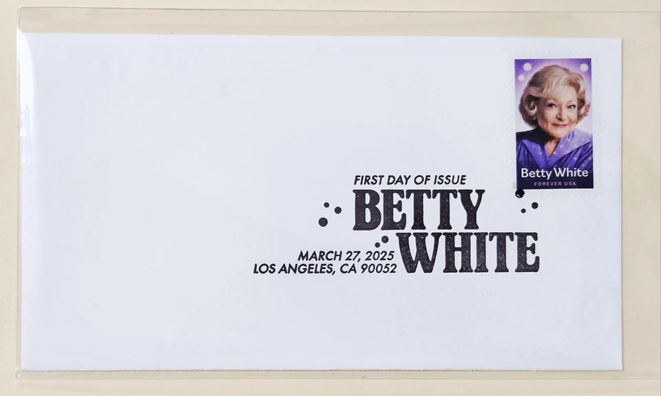 U.S.A.: Betty White. First Day Cover. 03.27.2025 - Image 1 of 1