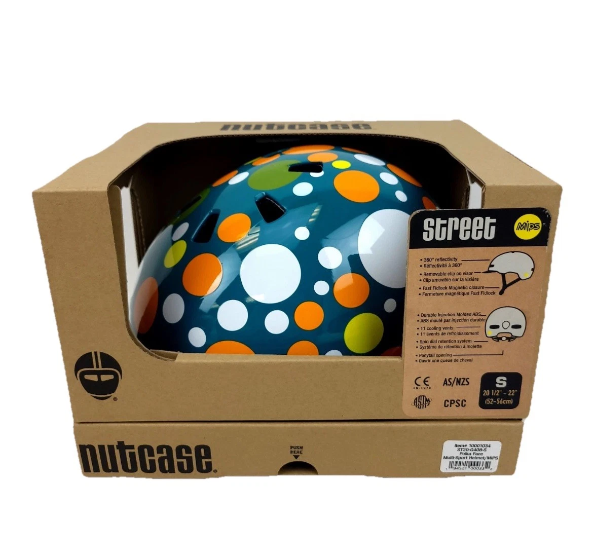 Nutcase Street-Fun Flor All - Casco Para Adulto, Unisex, Talla M
