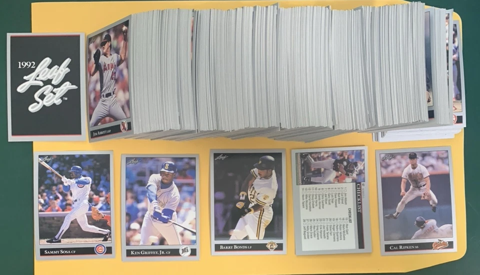 1992 Leaf Baseball SET BREAK singles - stars, rookies, Hall of Famers, #201-400 - Image 1 of 1