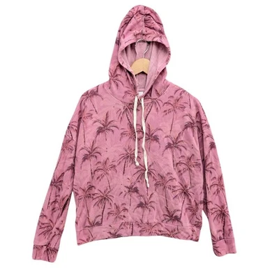 Sundry Anthropologie Palm Isle Sudadera con Capucha Mujer Rosa Manga Larga Sudadera Talla 2 Foto 1 de 4