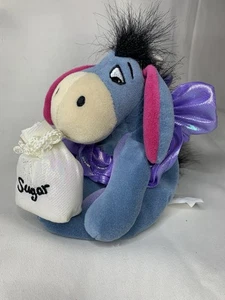 Eeyore Sugar Plum Fairy The Disney Store Mini bolsa de frijoles juguete de peluche Winnie Pooh 7"" - Imagen 1 de 5
