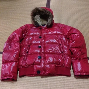 MONCLER Bulgari Down Jacket Coyote Fur Size 2 Used - Picture 1 of 20