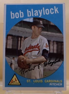 1959 Topps #211 - Bob Blaylock - St. Louis Cardinals - Very Good - Picture 1 of 2