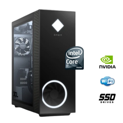 Custom Gaming PC RGB i7 UP 32GB RAM 512GB SSD 1TB HDD RTX3050 6GB WiFI 6 Win11 - Image 1 of 4