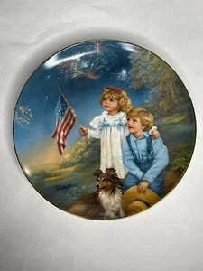 Vintage Star Spangled Sky Sammlerteller von Sandra Kuck (1985) - Bild 1 von 3
