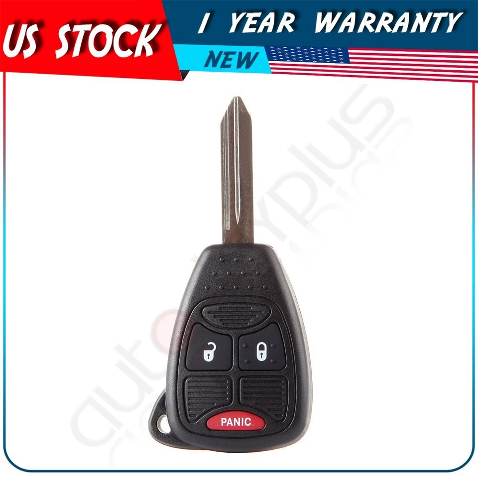Remote Car Key Shell for Chrysler Town & Country 2004 2005 2006 2007 - Image 1 of 4