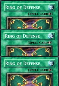 Ring of Defense 1st  DPKB  X *3* Yugioh Mint Common Cards - Picture 1 of 1