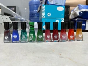 Sally Hansen Insta Dri Nail Nail Polish ~ 10 Color Set