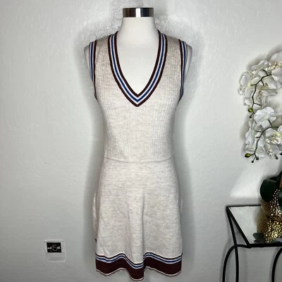 Vestido Suéter FOSSIL Vintage Lana Suave Ajuste y Acampanado L Foto 1 de 4