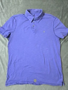Camisa Polo John Varvatos Para Hombres Grande Bodhi Azul Signo de Paz Preppy Envejecida - Imagen 1 de 15