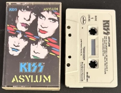 Kiss Asylum Heavy Metal Cassette Tape King Of The Mountain Uh! All Night (1985) - Image 1 of 4