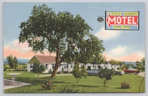 Fran Miles Motel St Ignace Michigan AAA Werbepostkarte - Bild 1 von 2