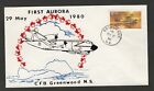 CANADA EVENT COVER FIRST AURORA AT C.F.B. GREENWOOD, NOVA SCOTIA - MAY 29, 1980