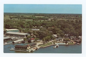 Alexandria Bay, N. Y. ~ RIVEREDGE MOTEL & PANCAKE HOUSE ~ DEXTER PRESS Postcard - Picture 1 of 2