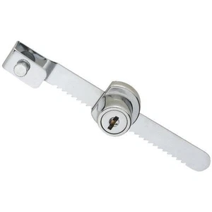 (5 pack)   KEYED SHOWCASE CASE LOCK - CHROME PLATED - KEYED ALIKE - Picture 1 of 1