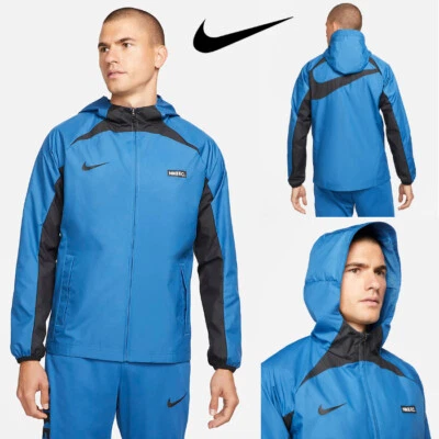 Nike F.C Dri-Fit AWF Fútbol Windrunner Chaqueta DH8642 407 Talla Mediana NUEVA Foto 1 de 4