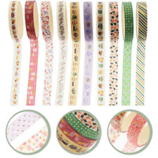 10 Rolls Decorative Washi Tape for Scrapbooking, DIY, Gift Wrapping &
