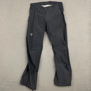 Arc'teryx Pants Womens Medium Black Goretex Nylon Outdoor Ski Zipper Nature Mom - Picture 1 of 14