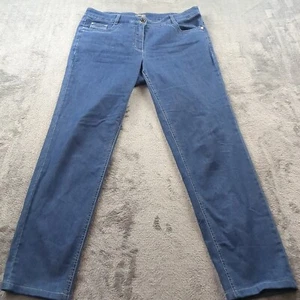 Basler Julienne Womens Jeans Blue Stretch Comfort European Designer Sz 34 x 31 - Picture 1 of 15