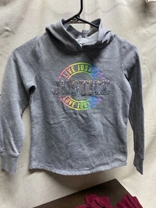 Justice girls size 8 pullover with hood Euc - Picture 1 of 3