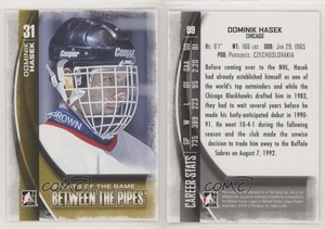 2013-14 ITG Between the Pipes Dominik Hasek #99 HOF