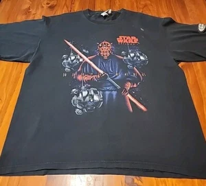 Vintage Star Wars Tee XL Episode 1 1999 Darth Maul Sith Dark Side George Lucas - Picture 1 of 16