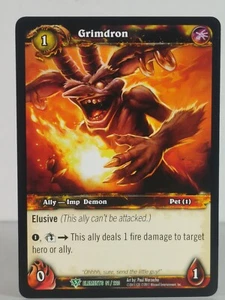 Grimdron - War of the Elements 91/220 - uncommon - World of Warcraft TCG - Picture 1 of 2