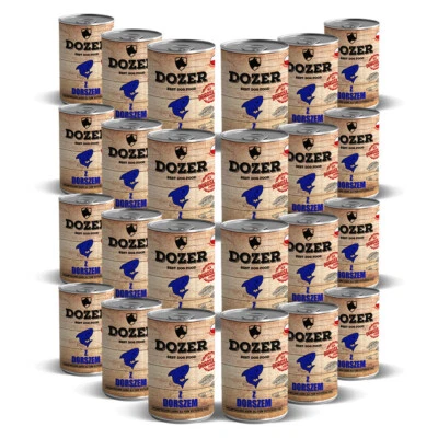 24 x 400g Hundefutter Dozer Kabeljau Premium Nassfutter Dorsch Dosen Fish - Bild 1 von 4