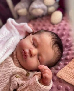 Full Body Vinyl Silicone Doll Real Reborn Baby Girl Dolls 20 in Lifelike Newborn - Picture 1 of 3