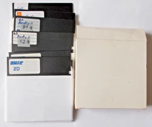 5,25-Zoll-Disketten, 10 Stück mit Daten, verschiedene, ungeprüft, Konvolut 1 - Photo 1/1