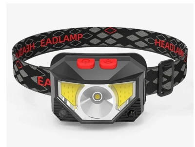 TORCIA LAMPADA DA TESTA RICARICABILE USB LED 500lm CACCIA PESCA - Immagine 1 di 4