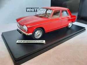 PEUGEOT 204 ROT 1968 WHITEBOX REF 124181 MASSSTAB IN 1/24 EME MINIATUR - Bild 1 von 8