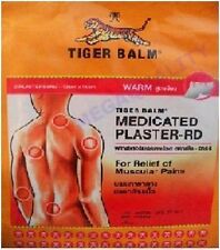BIG SIZE TIGER BALM PATCH PLASTER WARM MEDICATED PAIN RELIEF 2 pcs.(10x14 cm.)