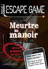 Escape game de poche - Meurtre au manoir by Tren... | Book | condition very good